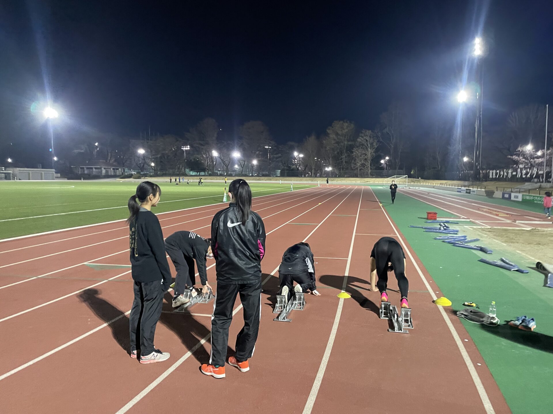 【陸上競技・中学生以上クラス】シーズンインに向けて、スタート練習・走り高跳び・走り幅跳び